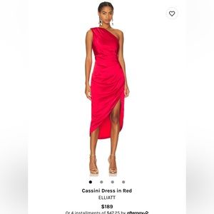 The Elliatt Cassini Dress. Medium! Worn once and dry cleaned. Amazing condition